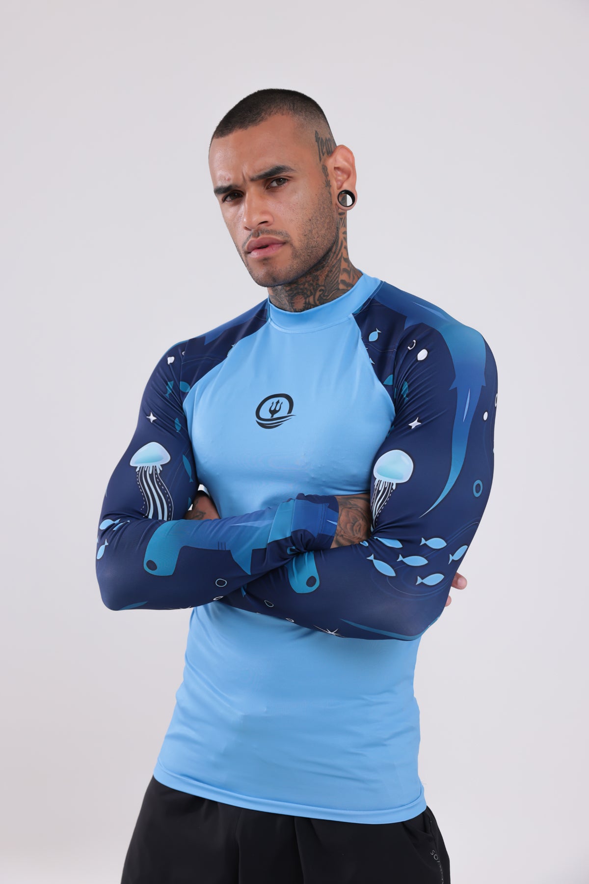 UPF50,ERKEK UZUN KOLLU,RASHGUARD,DALIŞ,YELKEN,SÖRF,SCUBA,KÜREK,KANO ÜST GİYİM-NP-208