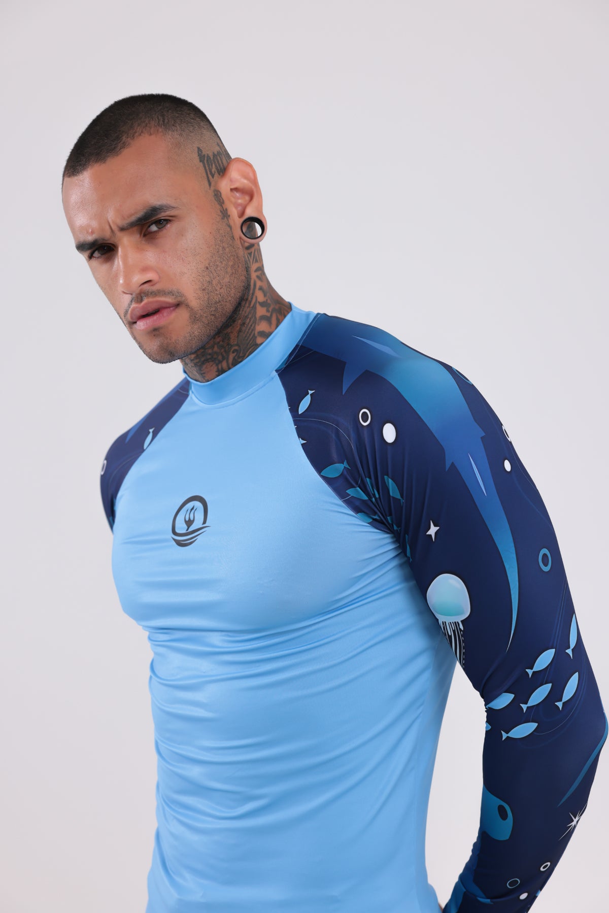 UPF50,ERKEK UZUN KOLLU,RASHGUARD,DALIŞ,YELKEN,SÖRF,SCUBA,KÜREK,KANO ÜST GİYİM-NP-208