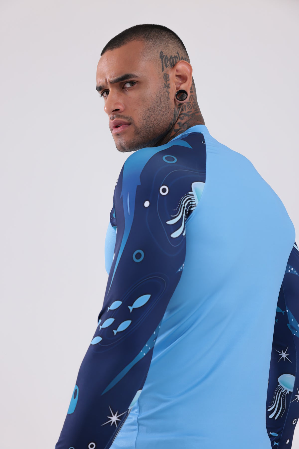UPF50,ERKEK UZUN KOLLU,RASHGUARD,DALIŞ,YELKEN,SÖRF,SCUBA,KÜREK,KANO ÜST GİYİM-NP-208