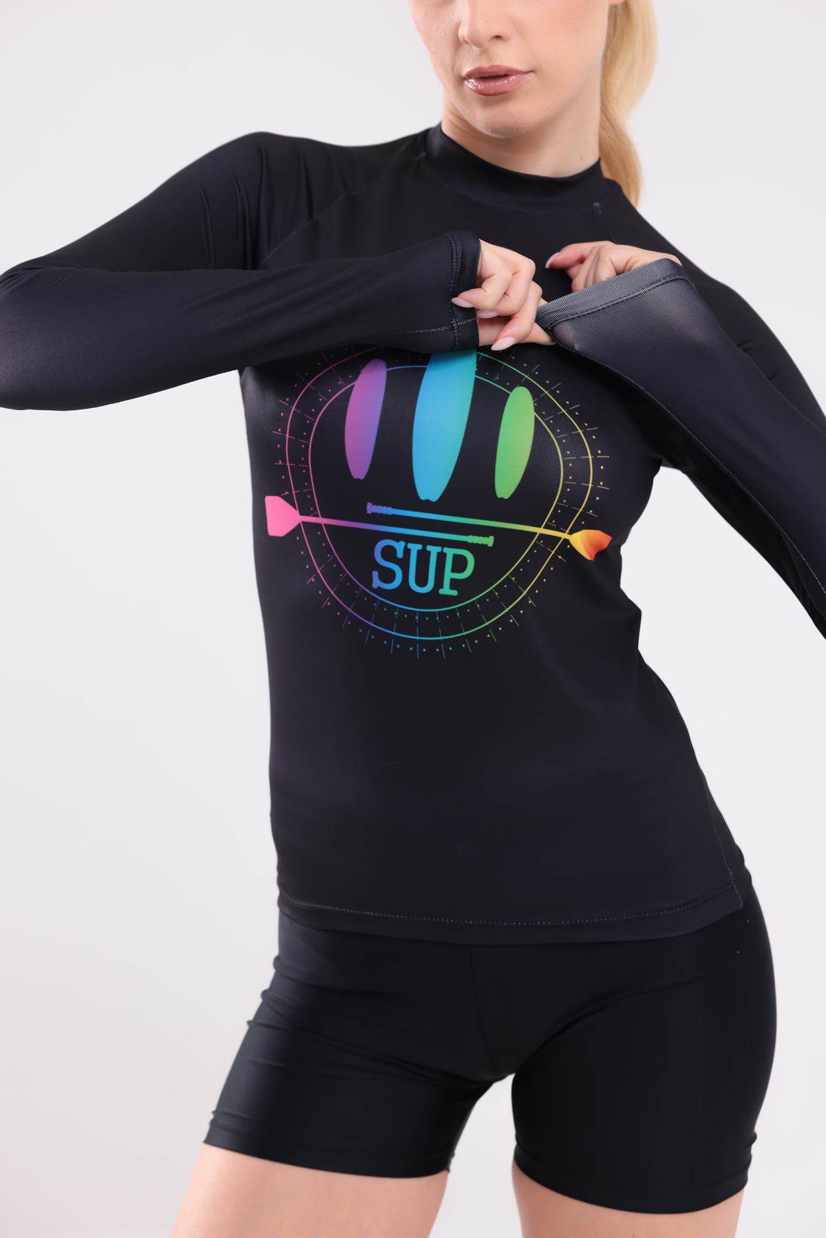 UPF50,KADIN UZUN KOLLU,RASHGUARD,DALIŞ,YELKEN,SÖRF,SCUBA,KÜREK,KANO ÜST GİYİM-NP-802