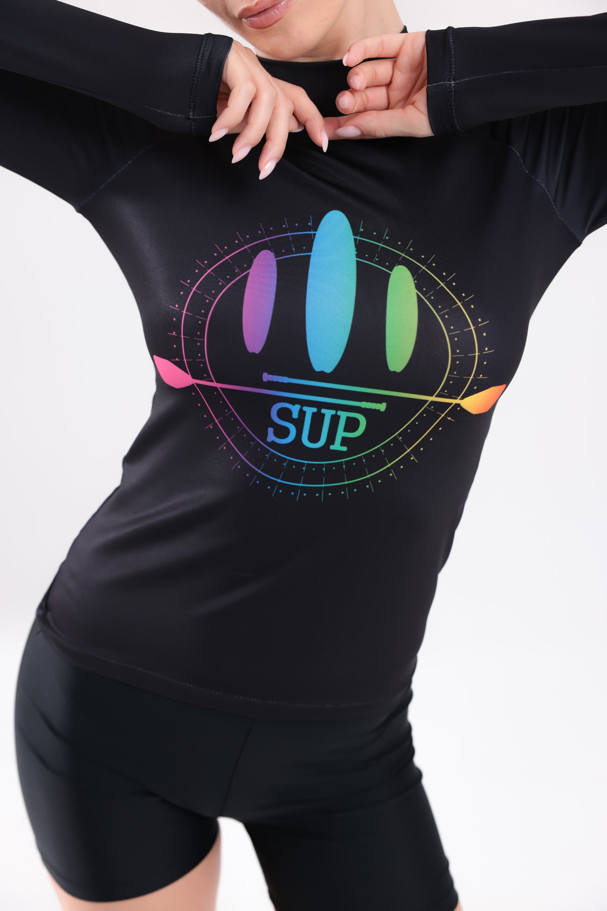 UPF50,KADIN UZUN KOLLU,RASHGUARD,DALIŞ,YELKEN,SÖRF,SCUBA,KÜREK,KANO ÜST GİYİM-NP-802