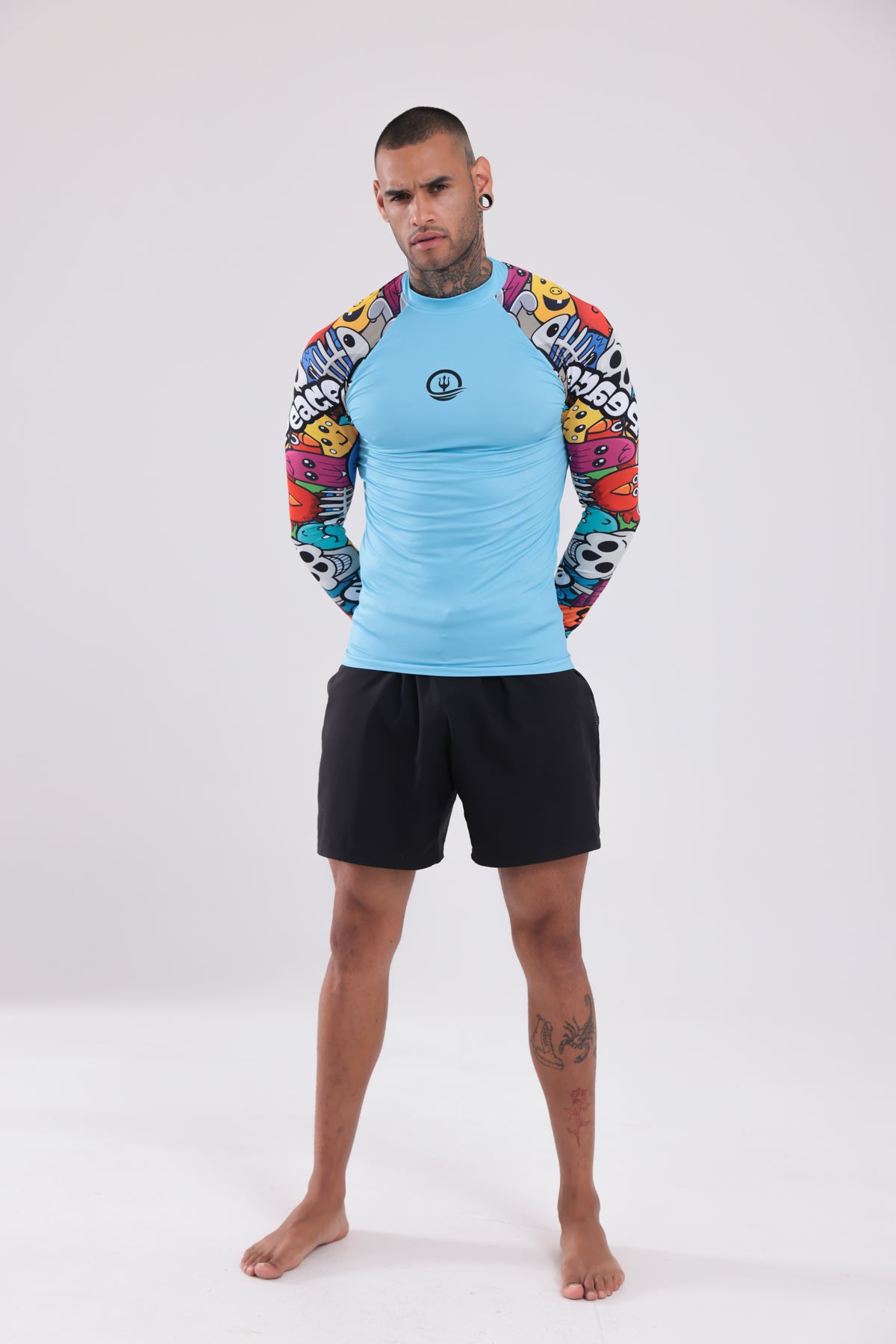 UPF50,ERKEK UZUN KOLLU,RASHGUARD,DALIŞ,YELKEN,SÖRF,SCUBA,KÜREK,KANO ÜST GİYİM-NP-201