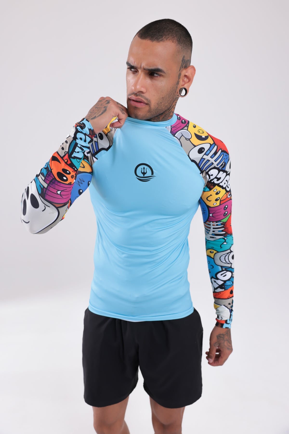 UPF50,ERKEK UZUN KOLLU,RASHGUARD,DALIŞ,YELKEN,SÖRF,SCUBA,KÜREK,KANO ÜST GİYİM-NP-201