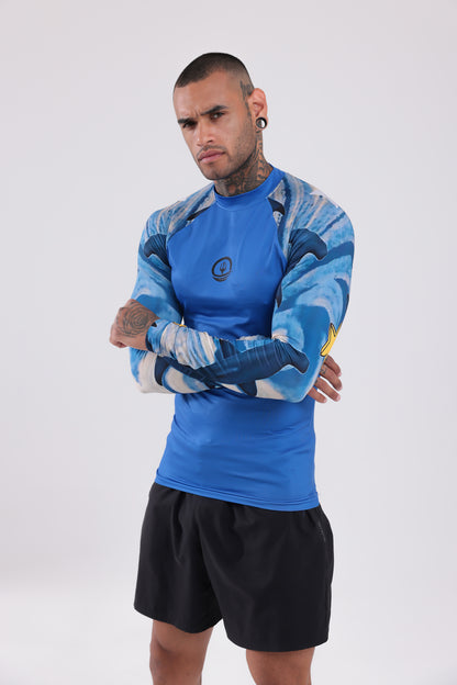 UPF50,ERKEK UZUN KOLLU,RASHGUARD,DALIŞ,YELKEN,SÖRF,SCUBA,KÜREK,KANO ÜST GİYİM-NP-207