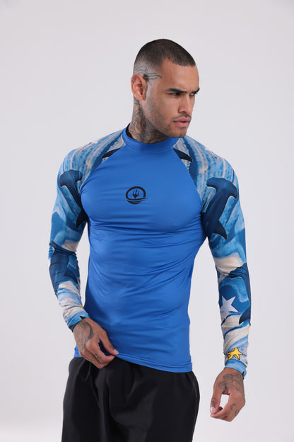 UPF50,ERKEK UZUN KOLLU,RASHGUARD,DALIŞ,YELKEN,SÖRF,SCUBA,KÜREK,KANO ÜST GİYİM-NP-207