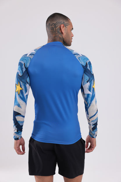 UPF50,ERKEK UZUN KOLLU,RASHGUARD,DALIŞ,YELKEN,SÖRF,SCUBA,KÜREK,KANO ÜST GİYİM-NP-207