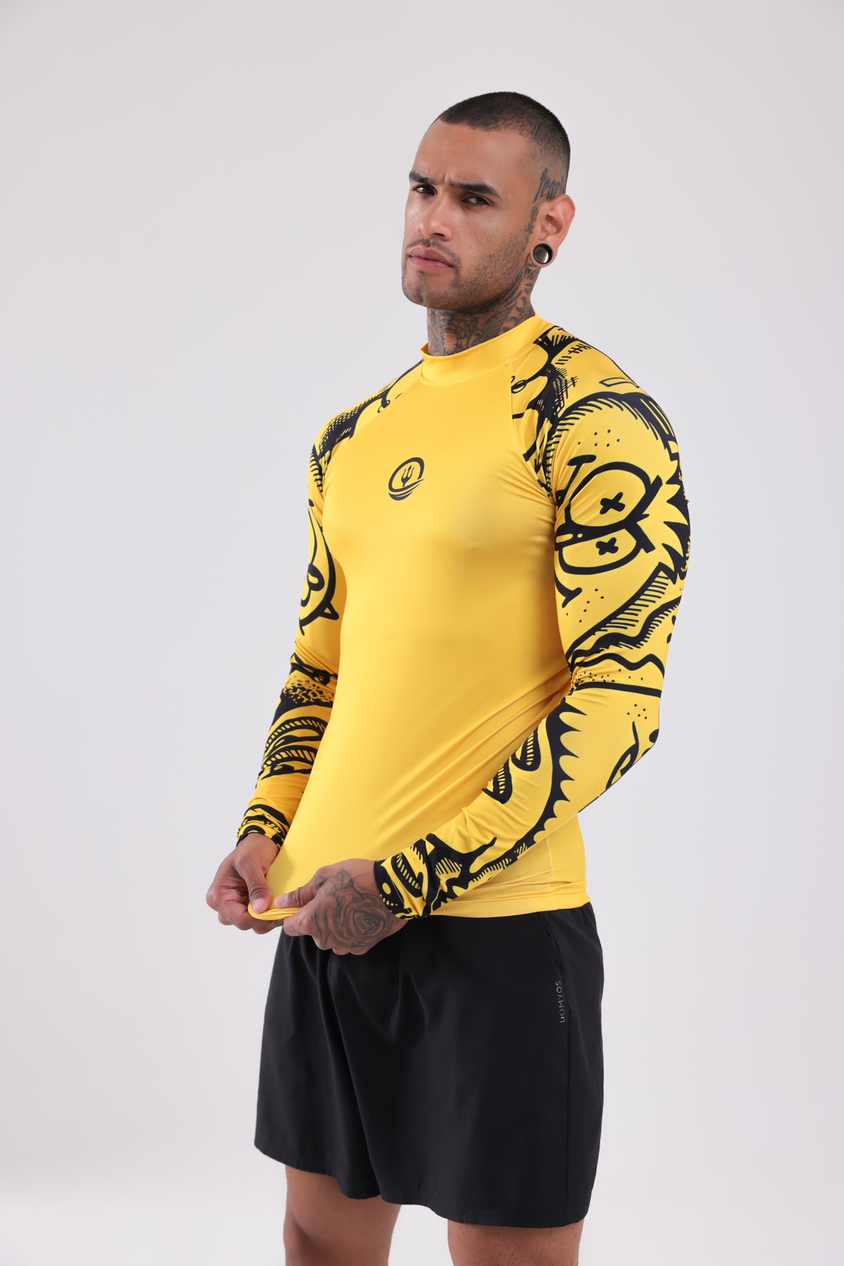 UPF50,ERKEK UZUN KOLLU,RASHGUARD,DALIŞ,YELKEN,SÖRF,SCUBA,KÜREK,KANO ÜST GİYİM-NP-205