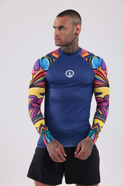 UPF50,ERKEK UZUN KOLLU,RASHGUARD,DALIŞ,YELKEN,SÖRF,SCUBA,KÜREK,KANO ÜST GİYİM-NP-202