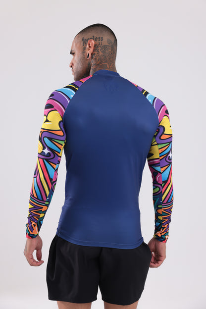 UPF50,ERKEK UZUN KOLLU,RASHGUARD,DALIŞ,YELKEN,SÖRF,SCUBA,KÜREK,KANO ÜST GİYİM-NP-202