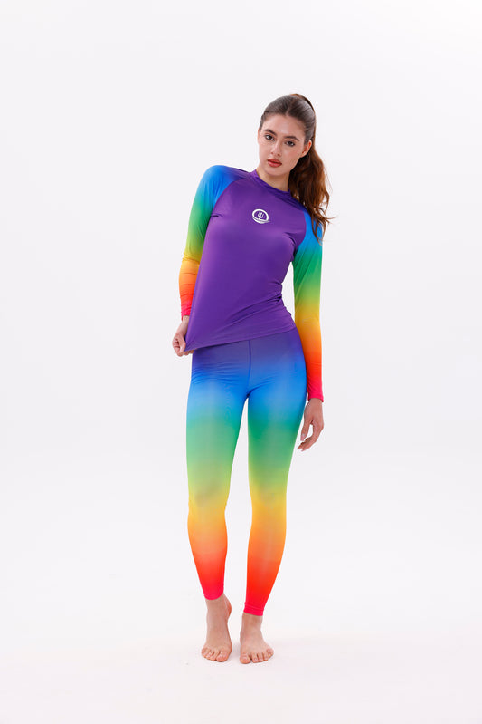 UPF50,KADIN UZUN KOLLU,RASHGUARD,DALIŞ,YELKEN,SÖRF,SCUBA,ÜST GİYİM-NPT-8018