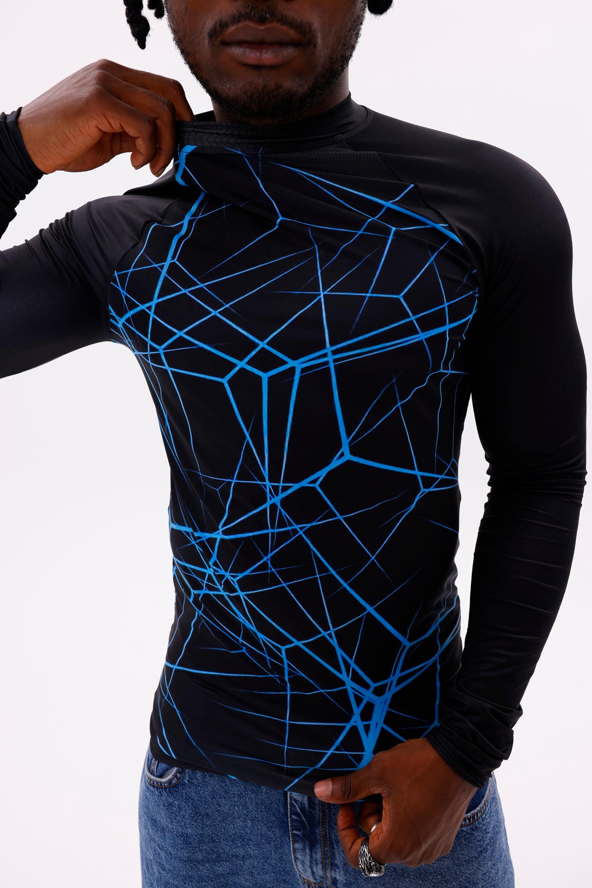 UPF50,ERKEK UZUN KOLLU RASHGUARD,DALIŞ,YELKEN,SÖRF,SCUBA-NPT-2016