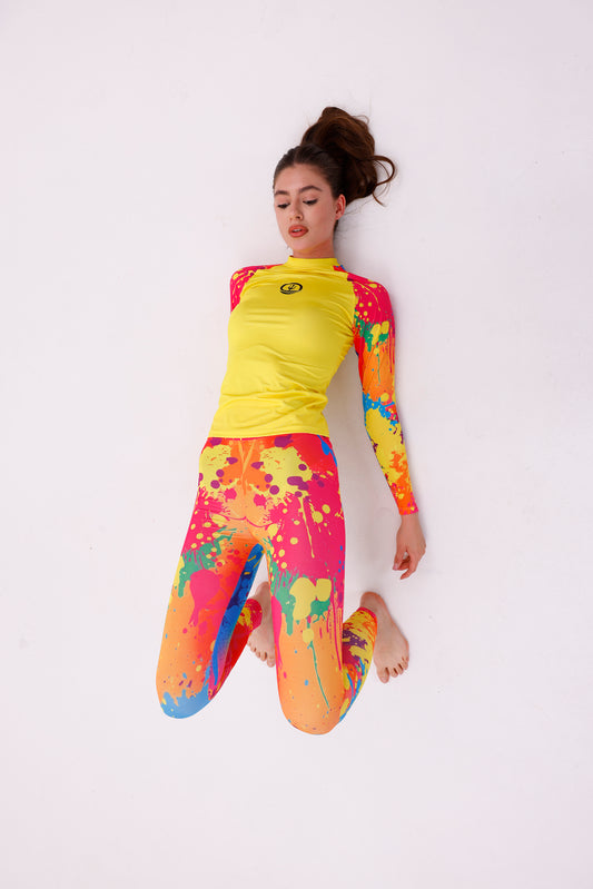 Upf50, Kadin Uzun Kollu, Rashguard, Daliş, Yelken, Sörf, Scuba, Üst Gi̇yi̇m-NPT-8013-2