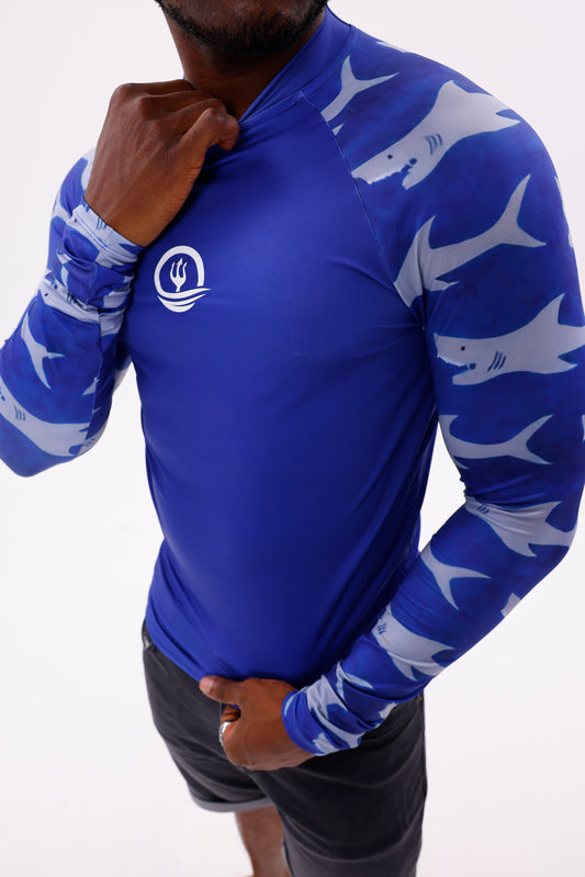 UPF50,ERKEK UZUN KOLLU RASHGUARD,DALIŞ,YELKEN,SÖRF,SCUBA-NPT-2022