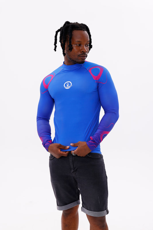 UPF50,ERKEK UZUN KOLLU RASHGUARD,DALIŞ,YELKEN,SÖRF,SCUBA-NPT-2025