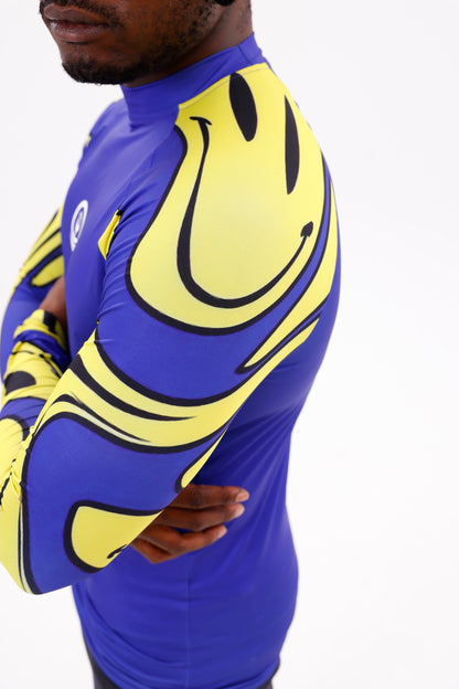 UPF50,ERKEK UZUN KOLLU RASHGUARD,SU SPORLARI ÜST GİYİM-NPT-2005