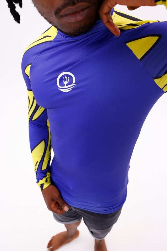 UPF50,ERKEK UZUN KOLLU RASHGUARD,SU SPORLARI ÜST GİYİM-NPT-2005