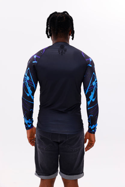 UPF50,ERKEK UZUN KOLLU RASHGUARD,DALIŞ,YELKEN,SÖRF,SCUBA-NPT-2018