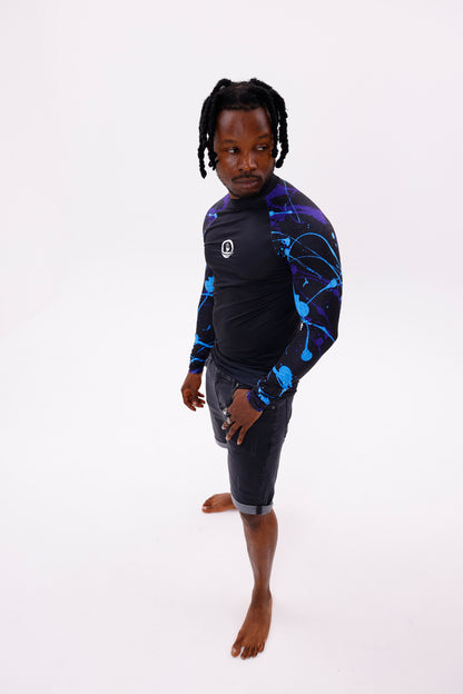 UPF50,ERKEK UZUN KOLLU RASHGUARD,DALIŞ,YELKEN,SÖRF,SCUBA-NPT-2018