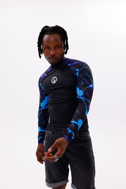UPF50,ERKEK UZUN KOLLU RASHGUARD,DALIŞ,YELKEN,SÖRF,SCUBA-NPT-2018