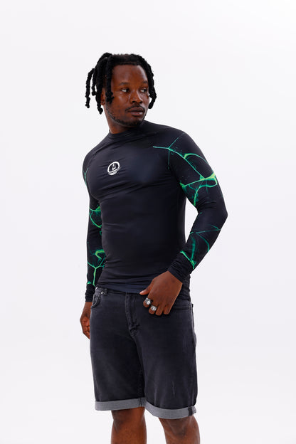 UPF50,ERKEK UZUN KOLLU RASHGUARD,SU SPORLARI ÜST GİYİM-NPT-2004