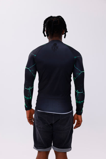 UPF50,ERKEK UZUN KOLLU RASHGUARD,SU SPORLARI ÜST GİYİM-NPT-2004