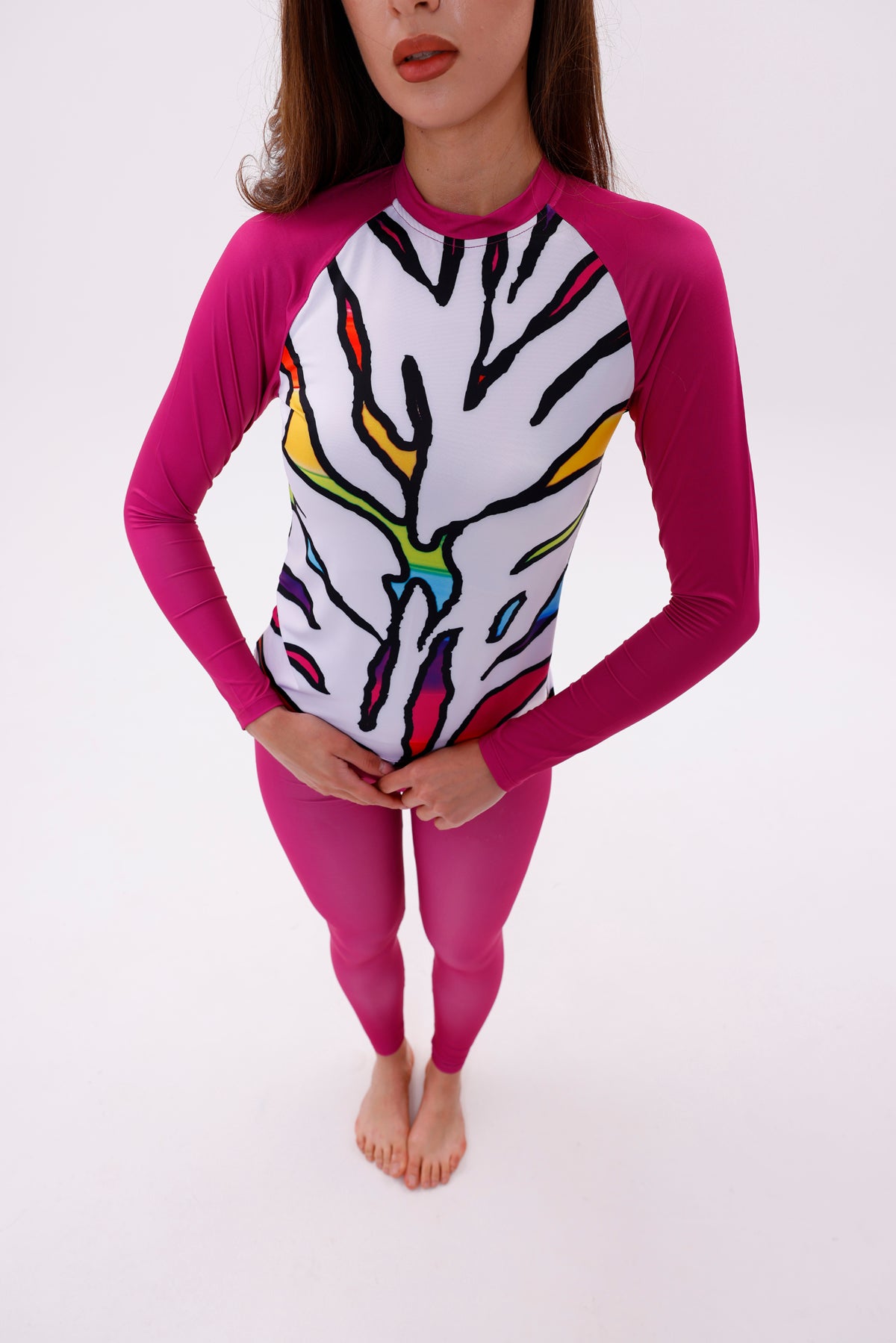 UPF50,KADIN UZUN KOLLU,RASHGUARD,DALIŞ,YELKEN,SÖRF,SCUBA,ÜST GİYİM-NPT-8011