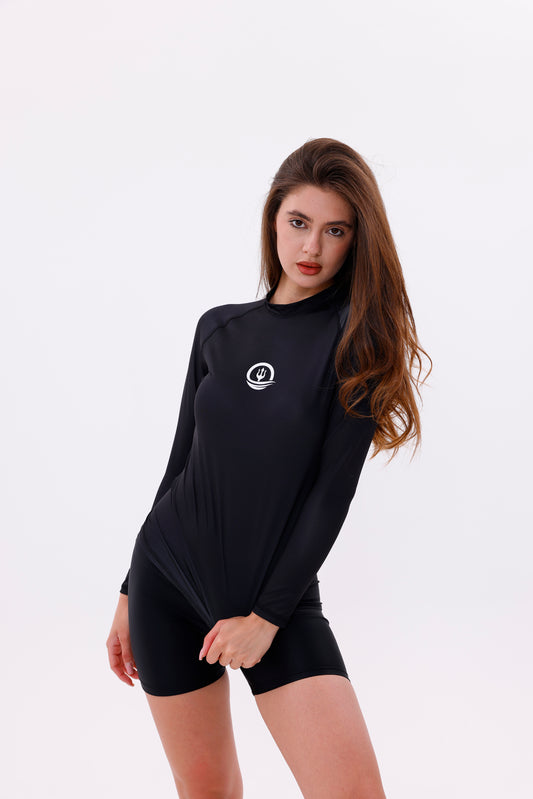 UPF50,KADIN UZUN KOLLU,RASHGUARD,DALIŞ,YELKEN,SÖRF,SCUBA,KÜREK,KANO ÜST GİYİM-NPT-4017-2