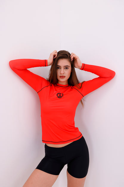 UPF50,KADIN UZUN KOLLU,RASHGUARD,DALIŞ,YELKEN,SÖRF,SCUBA,ÜST GİYİM-NPT-4008-2